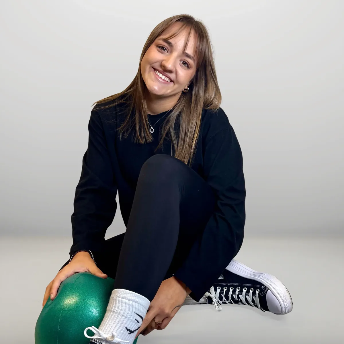Klára Dufková s overballem